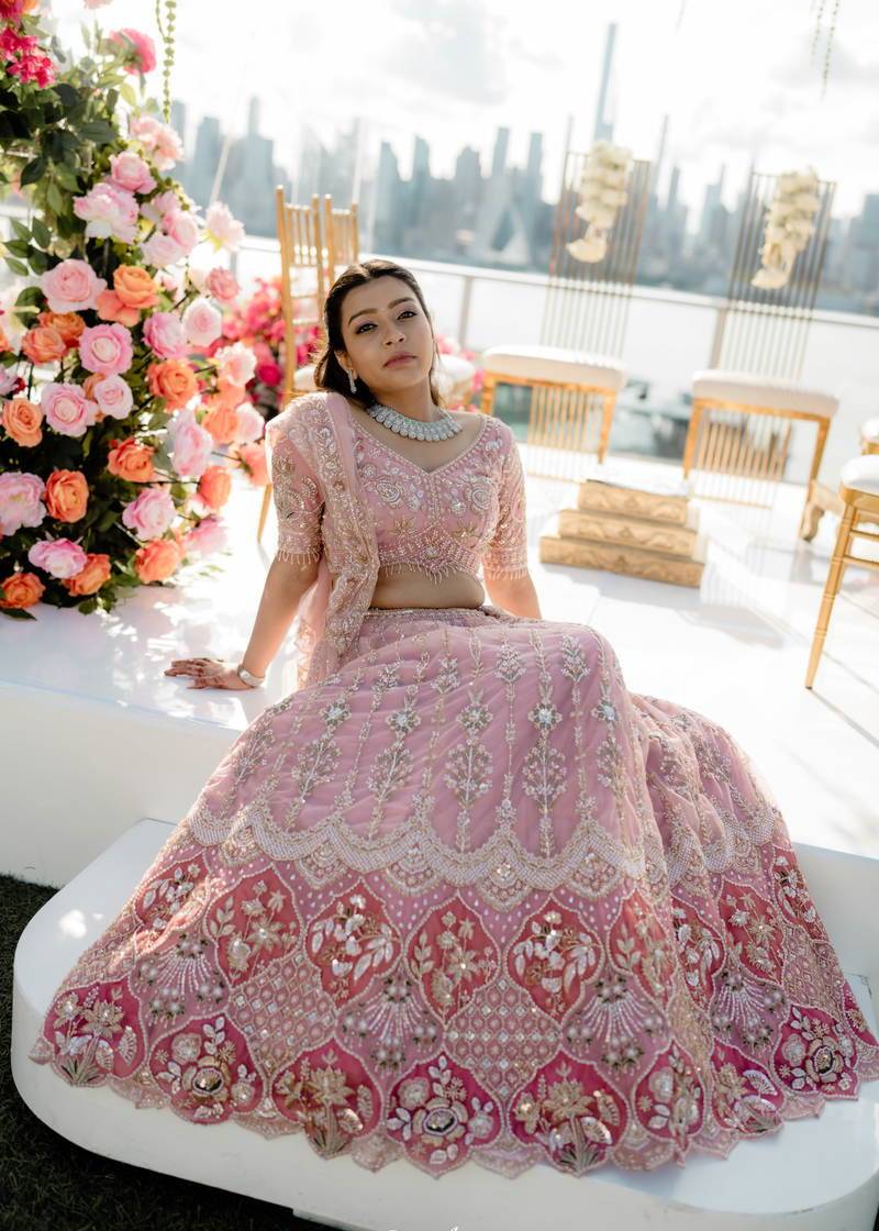 Baby Pink Lehenga Image - 0