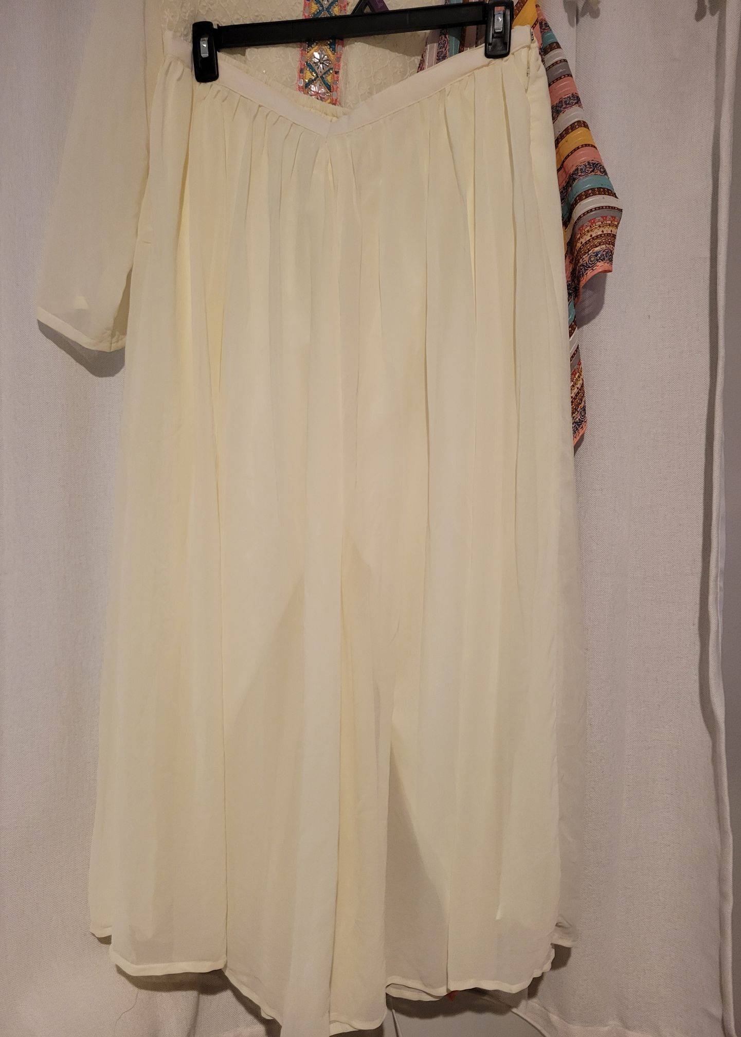 White Palazzo Set Image - 5