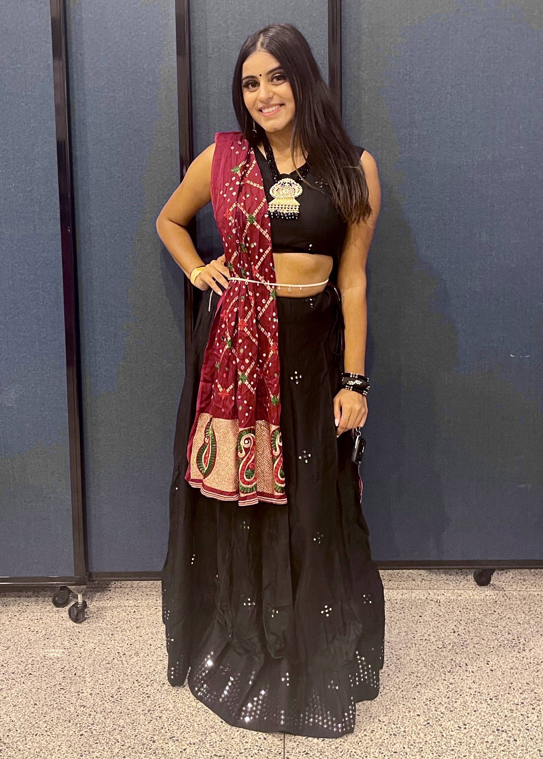 Black Bandhani Chaniya Choli Image - 0
