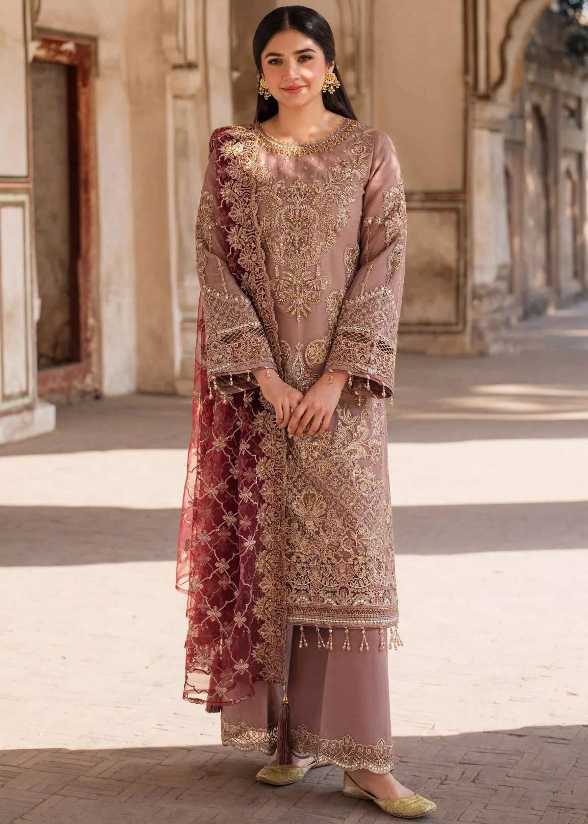 Dusty Mauve Kurta Set Image - 0