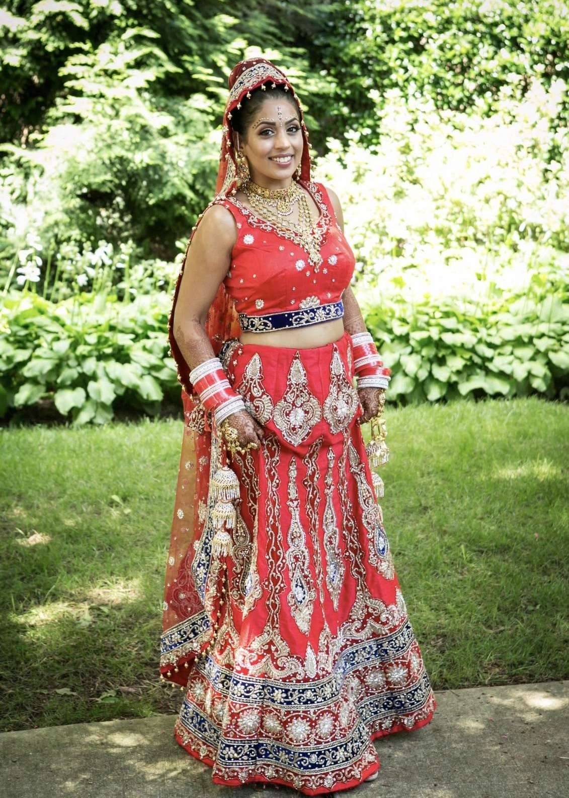 Red Bridal Lehenga Image - 0
