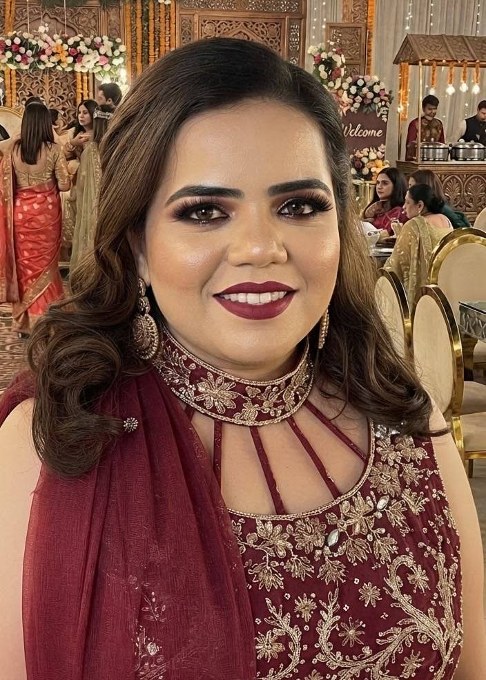 Maroon Embroidered Kurta Set Image - 3