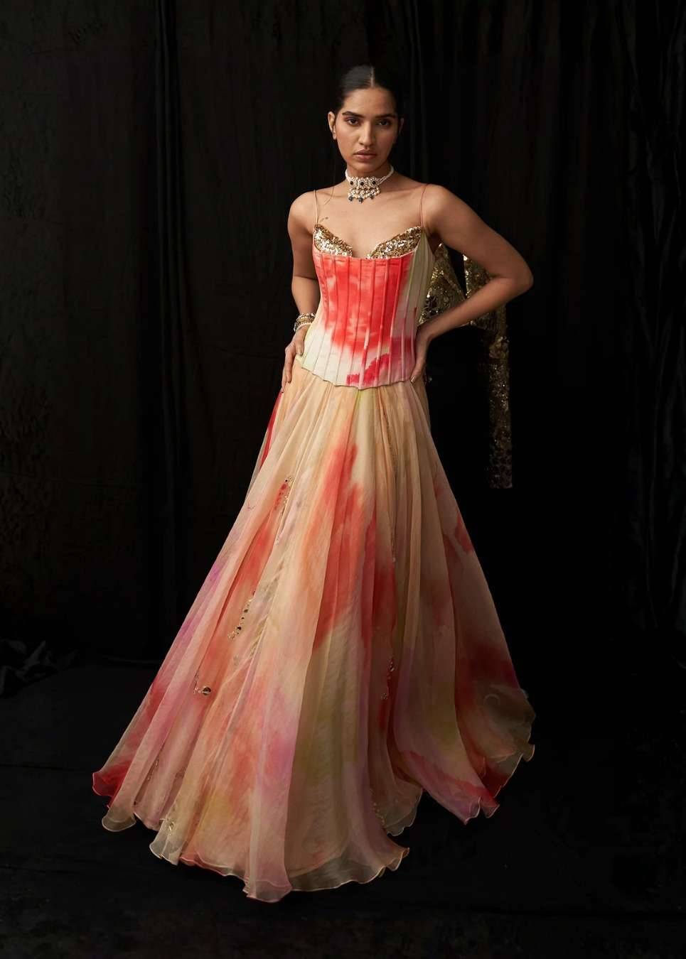 Wakima Corset Anarkali Gown Image - 0