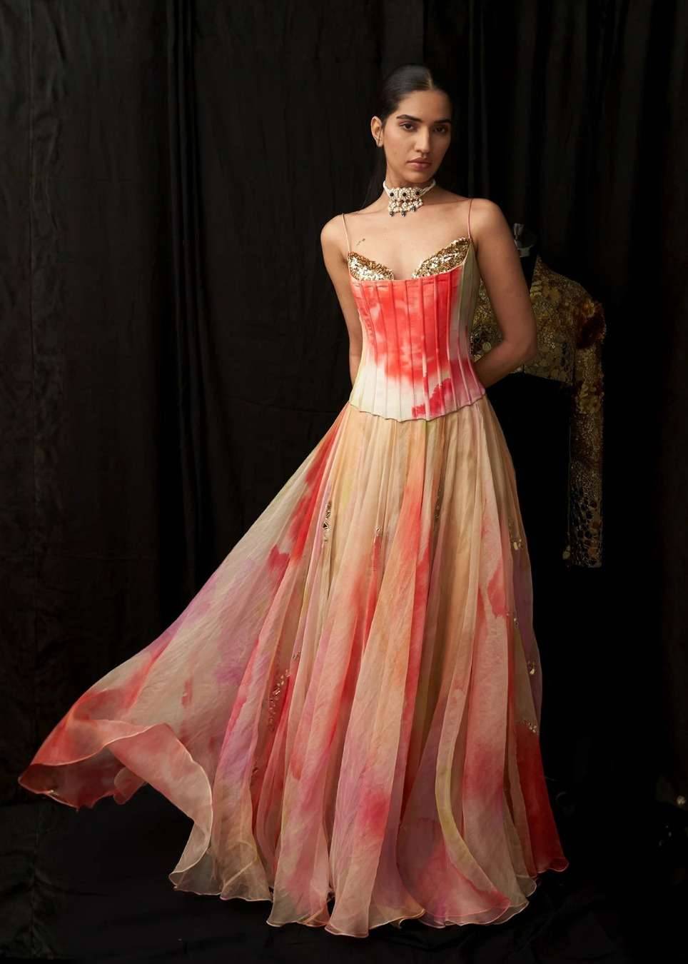Wakima Corset Anarkali Gown Image - 4
