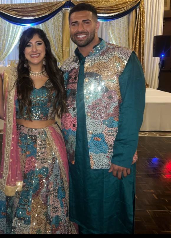 Multicolor Floral Sequin Lehenga Image - 1