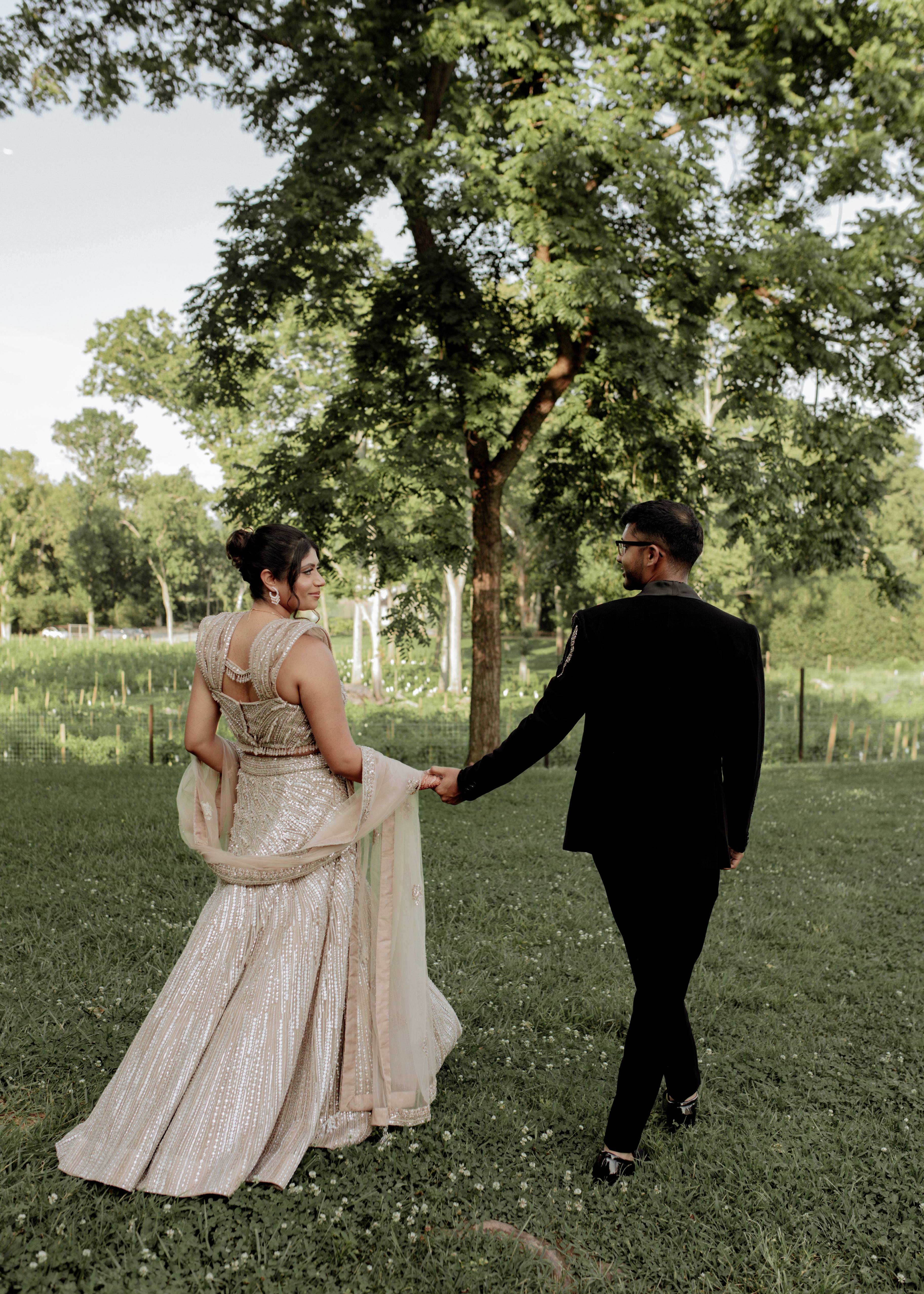 Champagne Reception Lehenga Image - 4