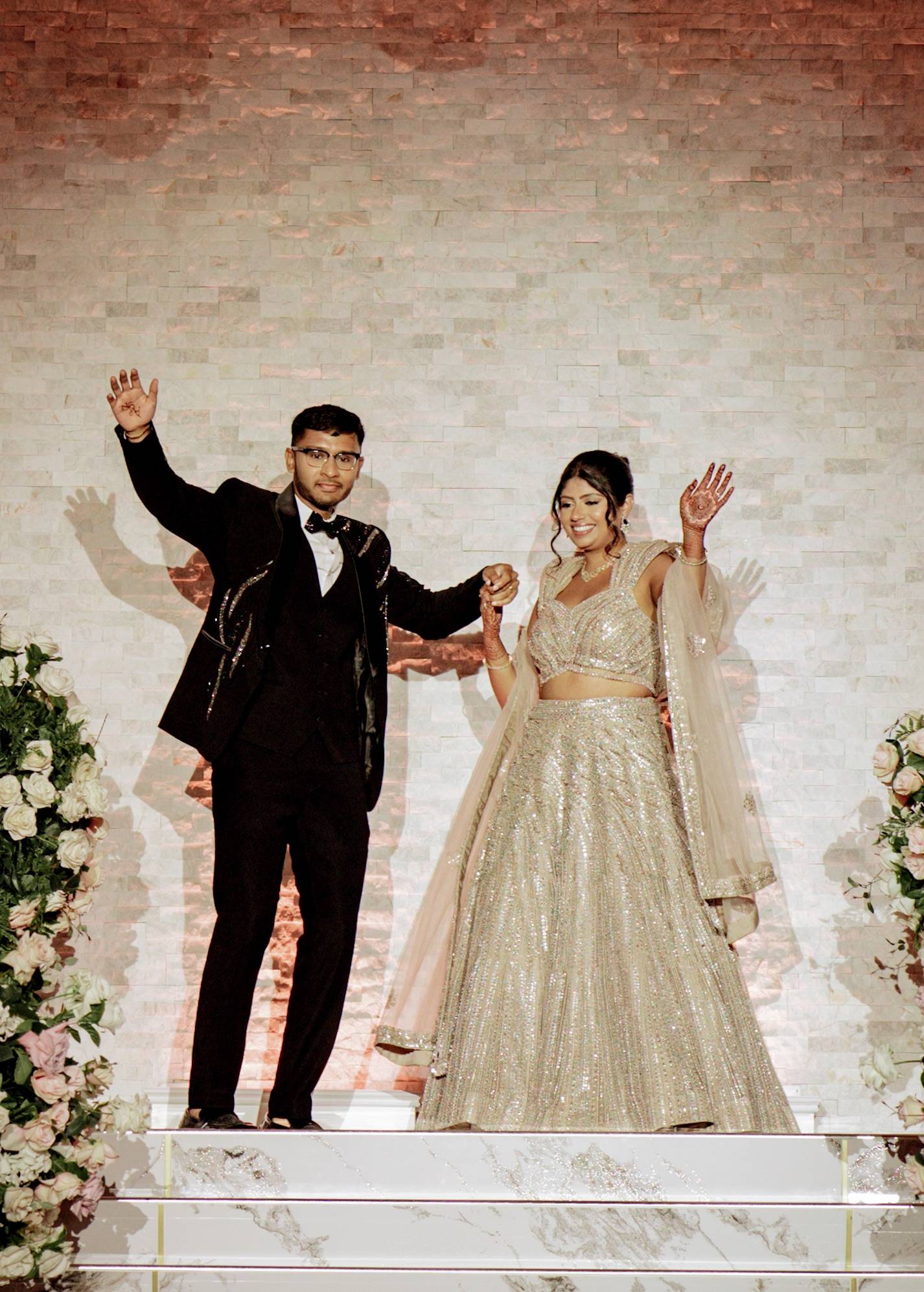 Champagne Reception Lehenga Image - 5