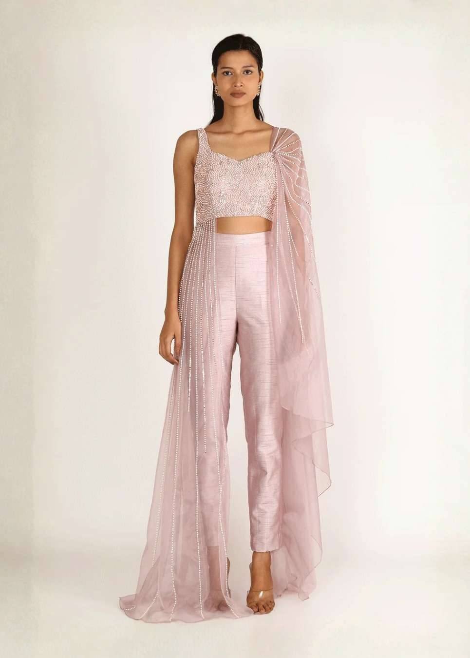 Mauve Pant Set Image - 2