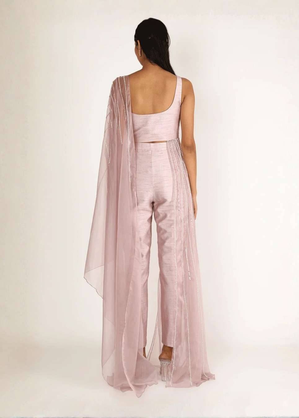 Mauve Pant Set Image - 3