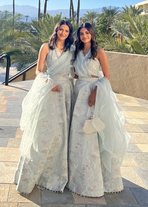Light Baby Blue Lehenga Image - 0