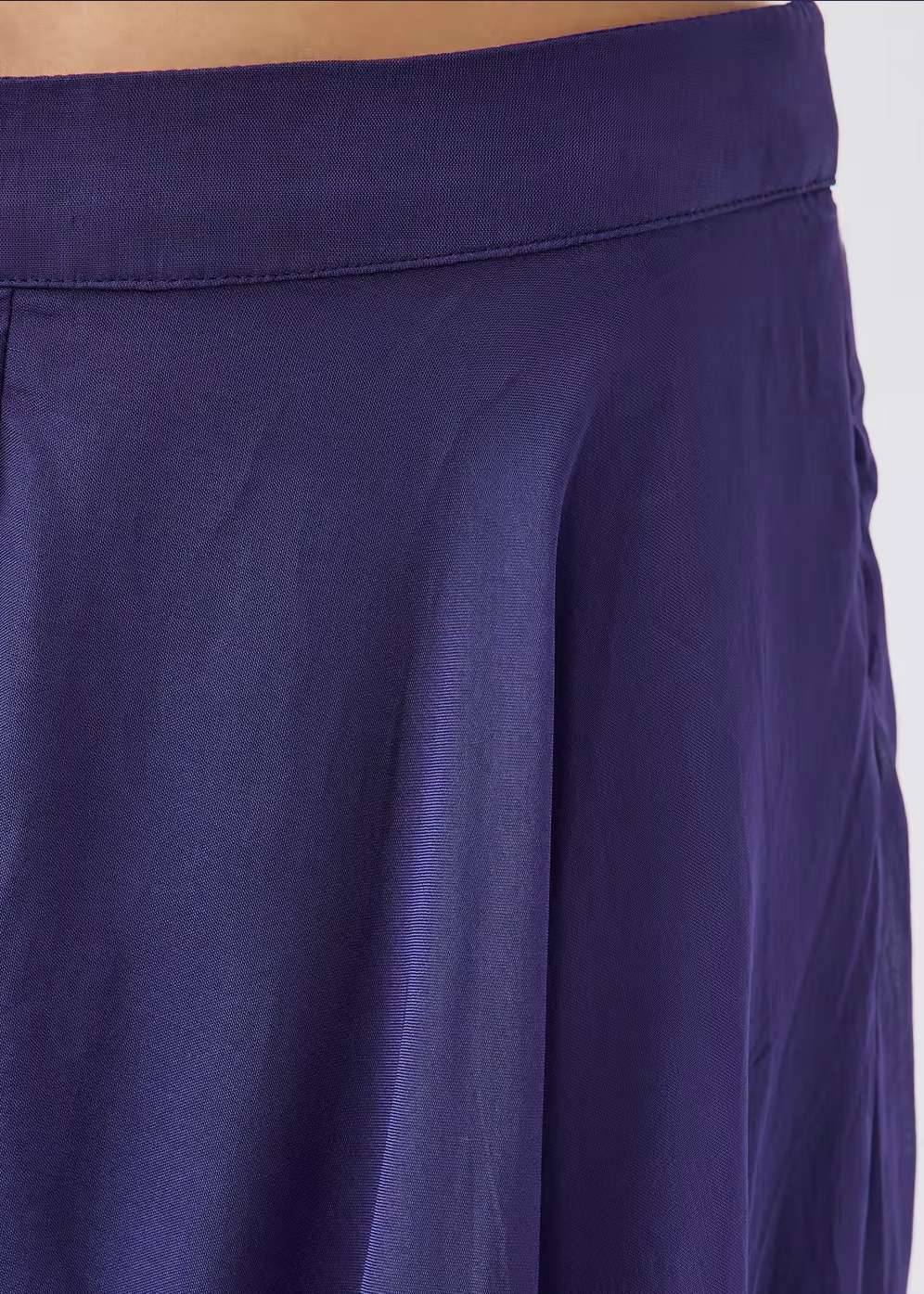 Purple Halter Palazzo Set Image - 4