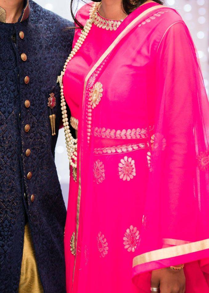 Hot Pink Lehenga Image - 1