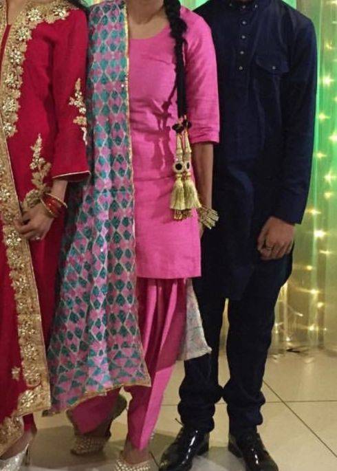 Pink Kurta Set Image - 0