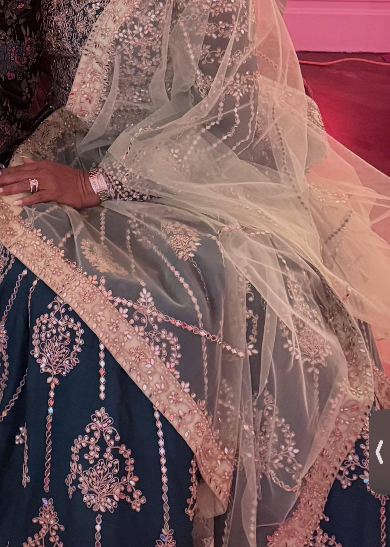 Dark Green Embroidered Lehenga Image - 1