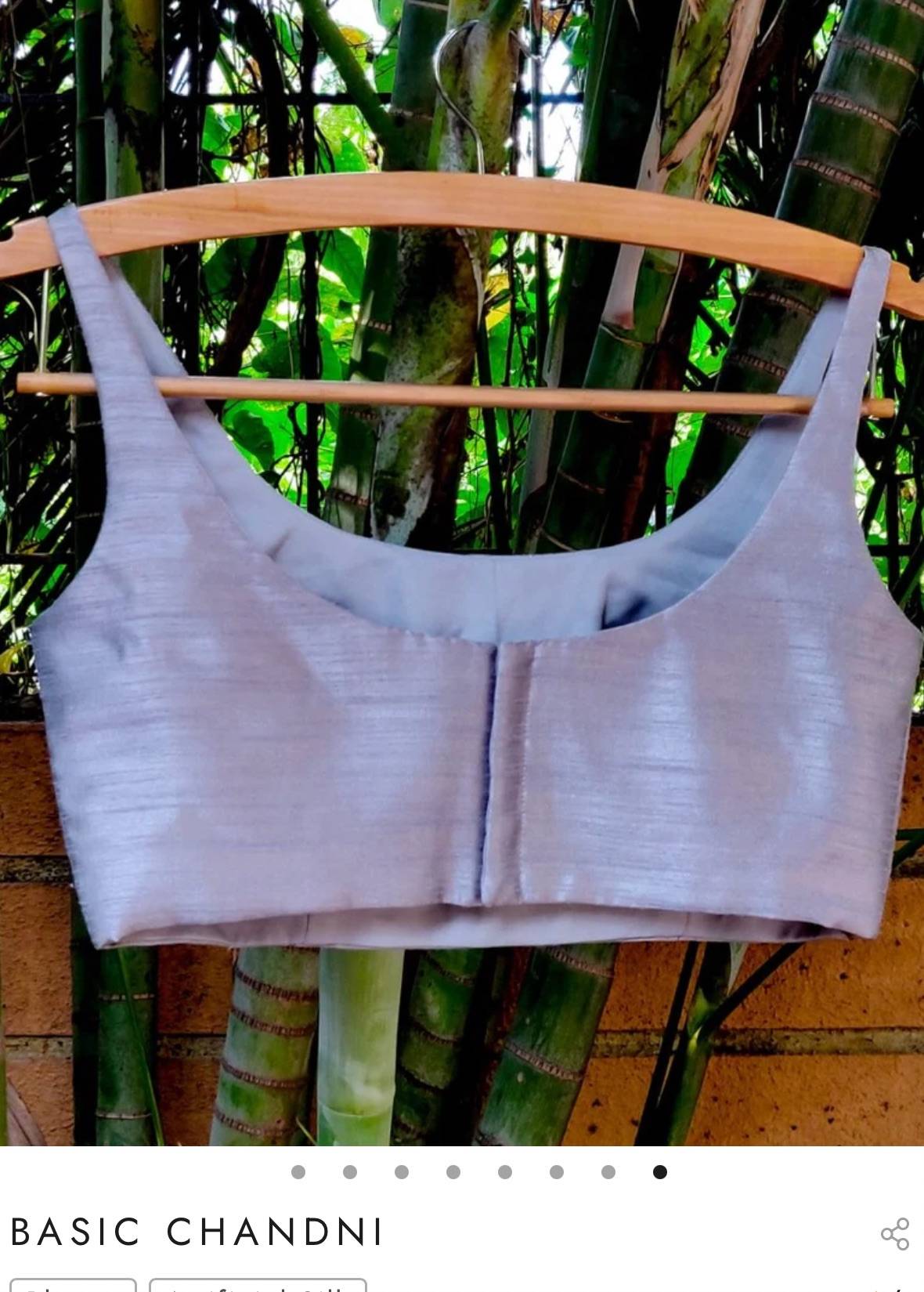 Silver Sleeveless Blouse Image - 1