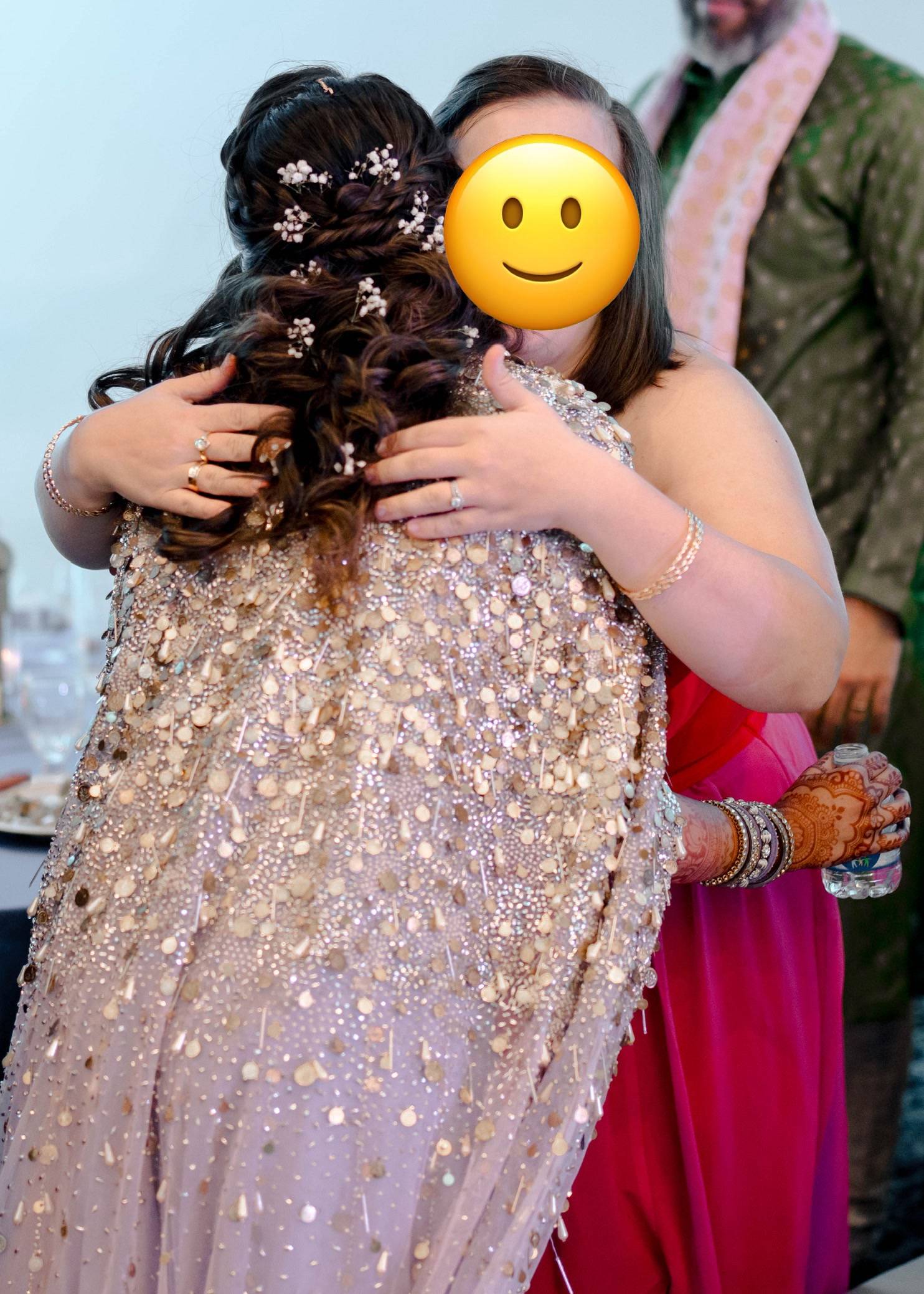 Lilac Lehenga with Embellished Cape Image - 5