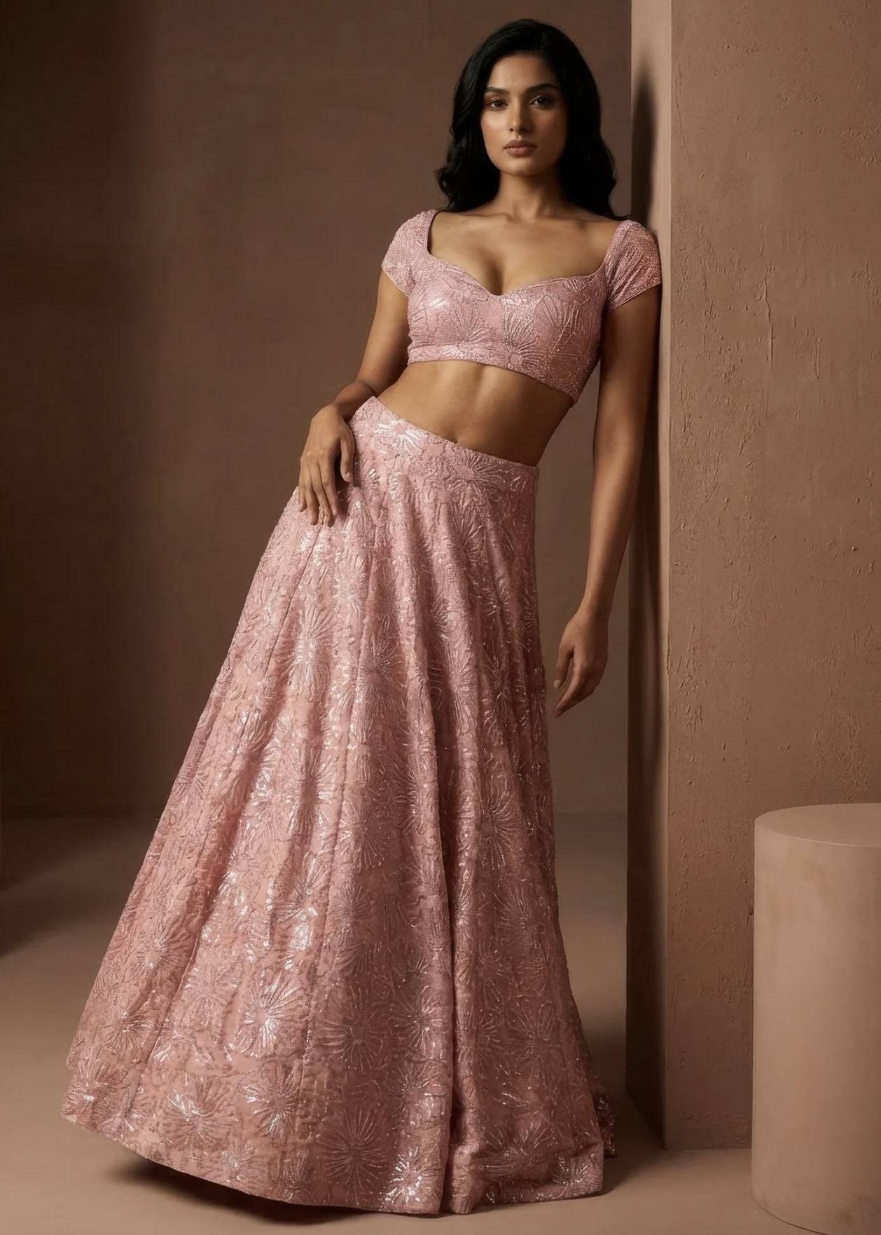 Petal Selena Lehenga Skirt & Blouse Image - 3
