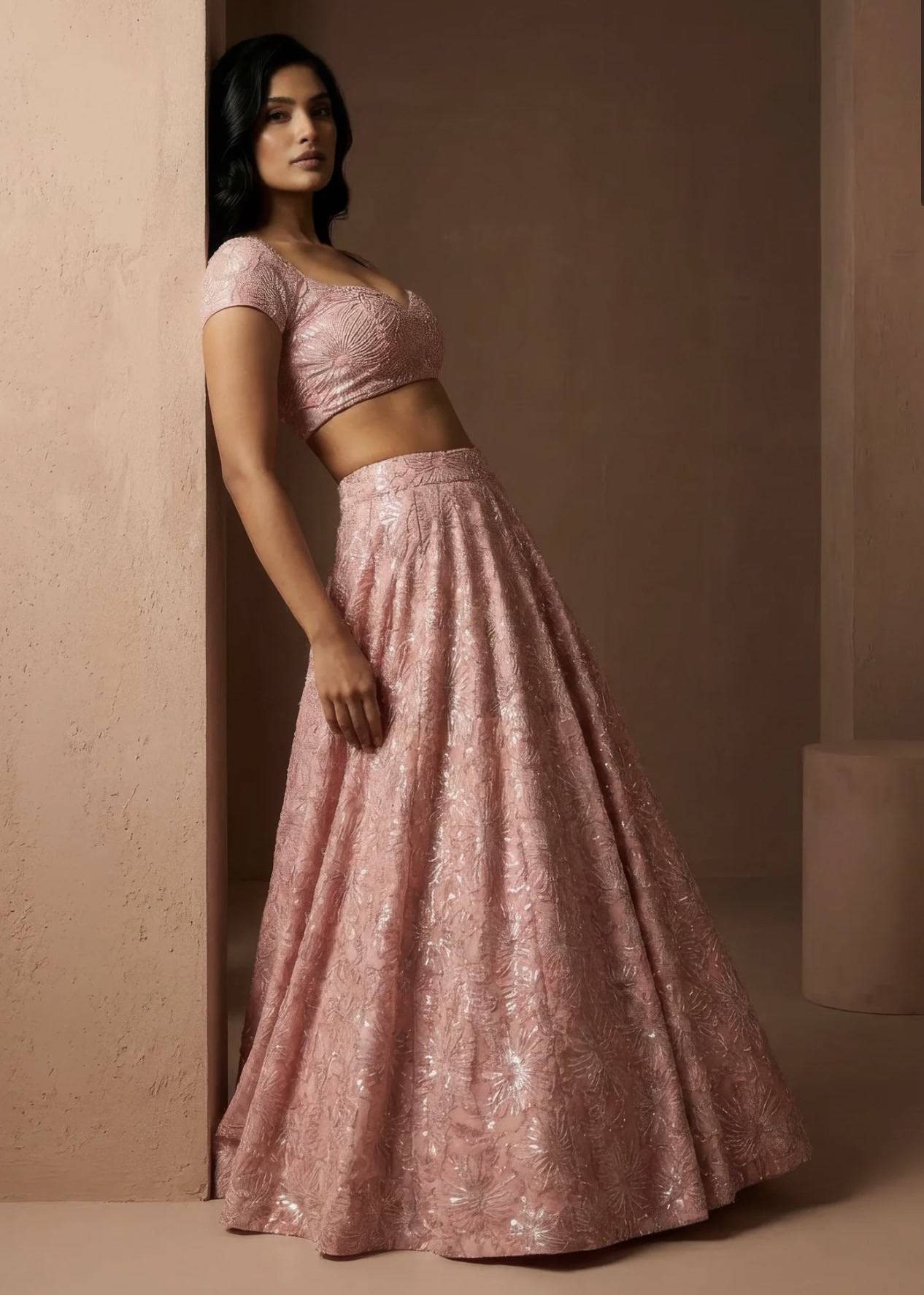 Petal Selena Lehenga Skirt & Blouse Image - 4