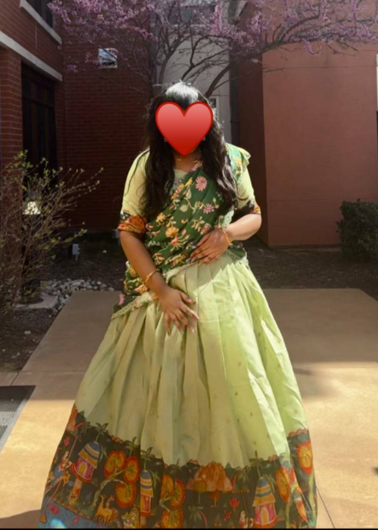Pista Green Lehenga Set Image - 1
