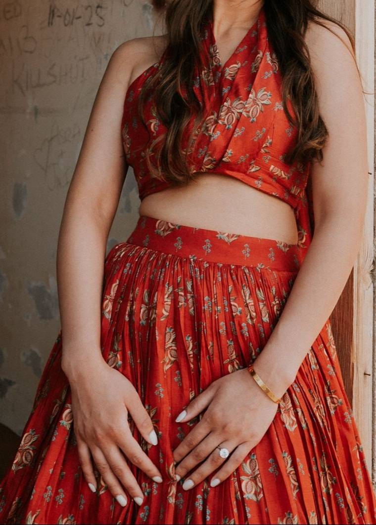 Lal Rang Lehenga Set Image - 1