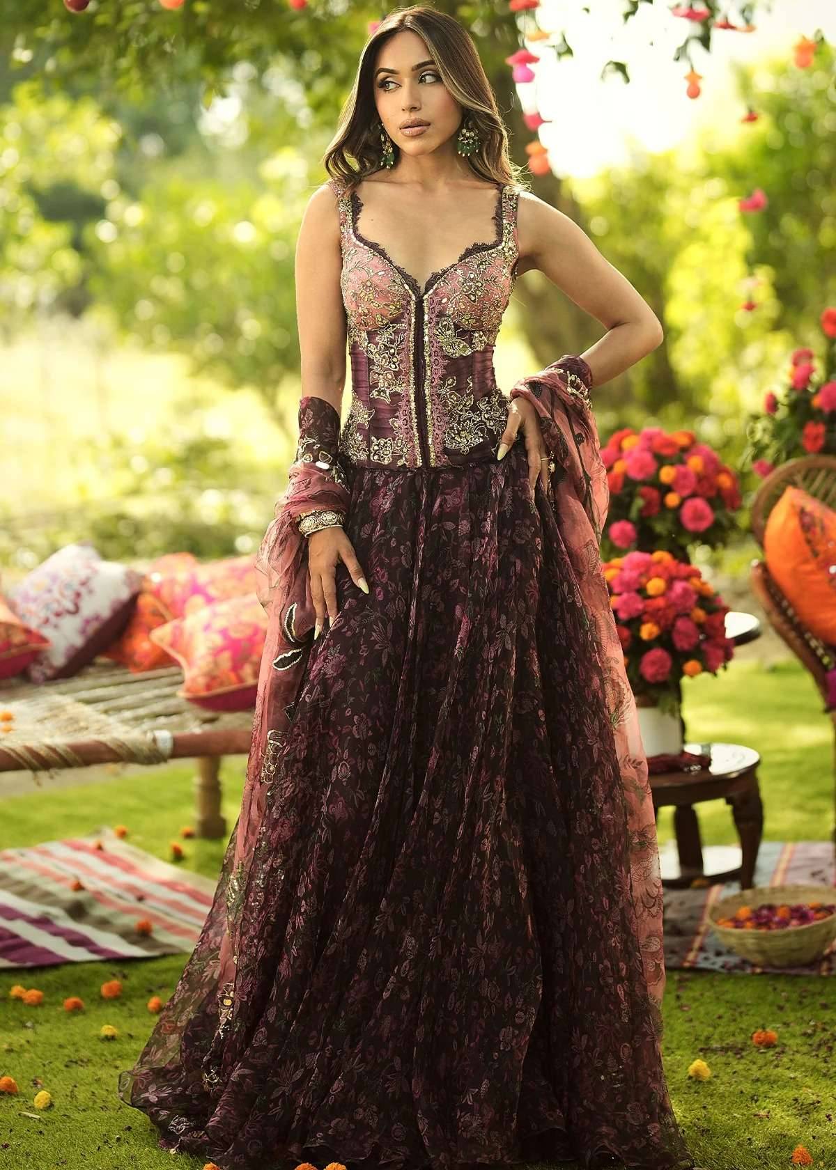 Liza Corset Lehenga Image - 0