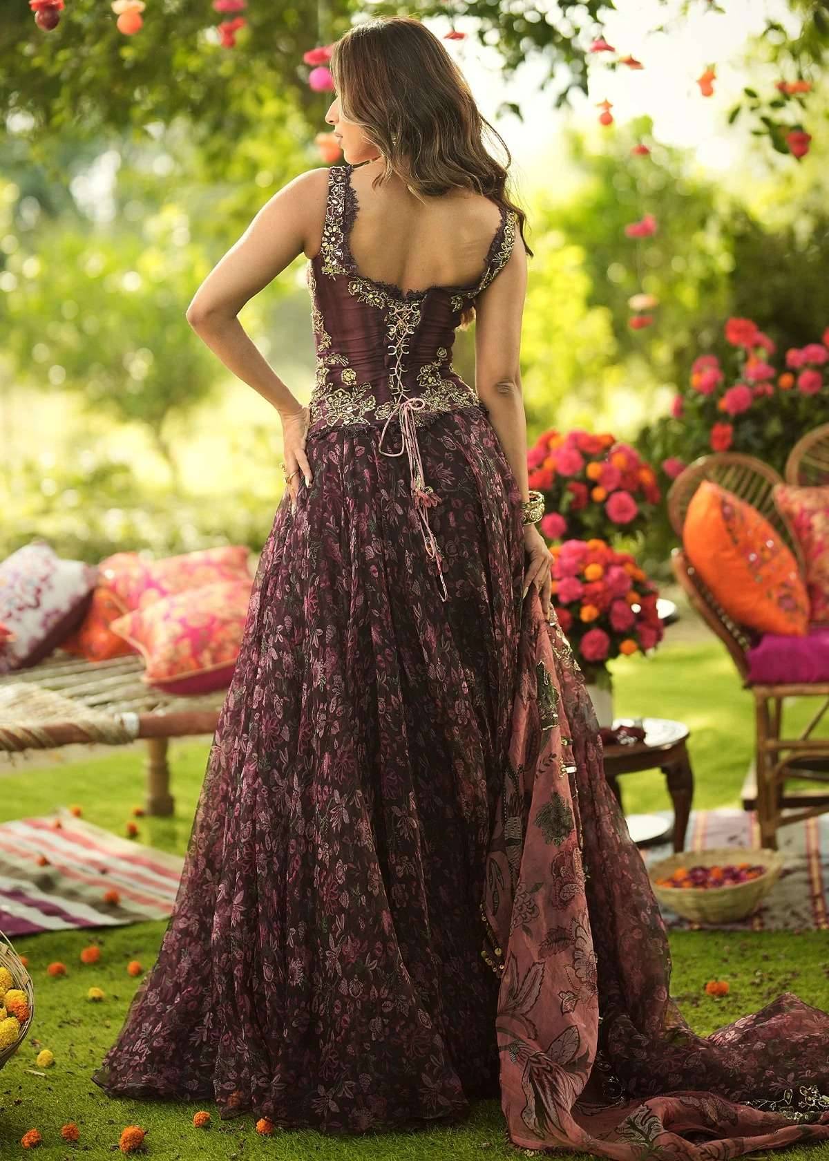 Liza Corset Lehenga Image - 1