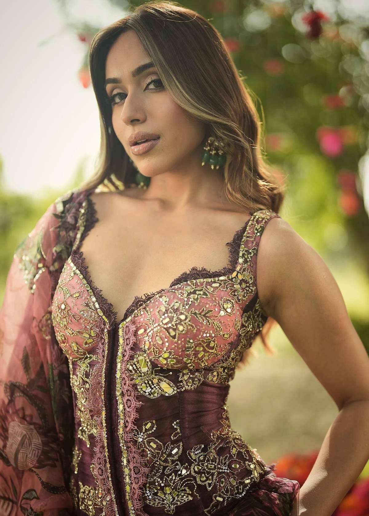 Liza Corset Lehenga Image - 2