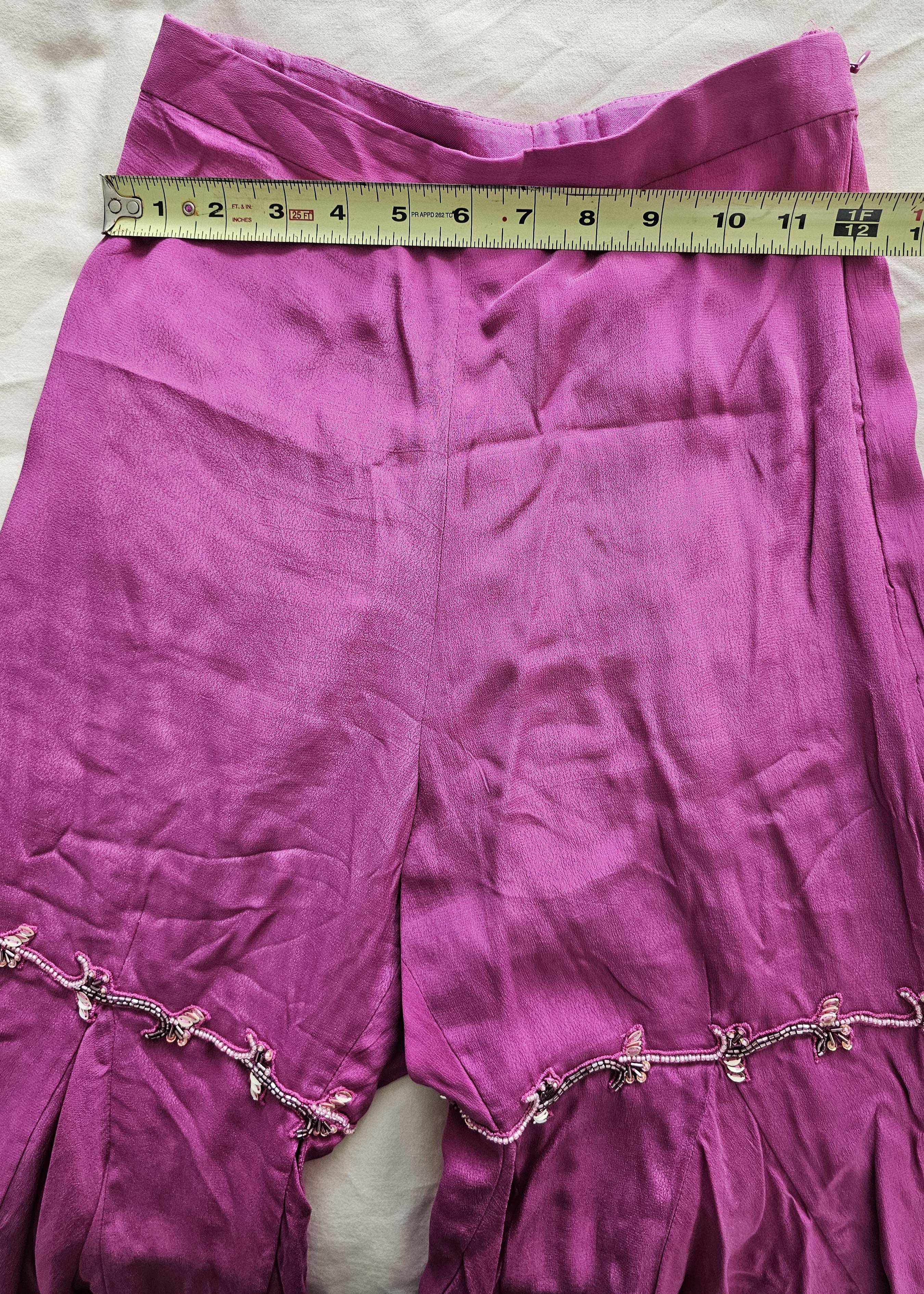Rani Pink Sequin Sharara Set Image - 6
