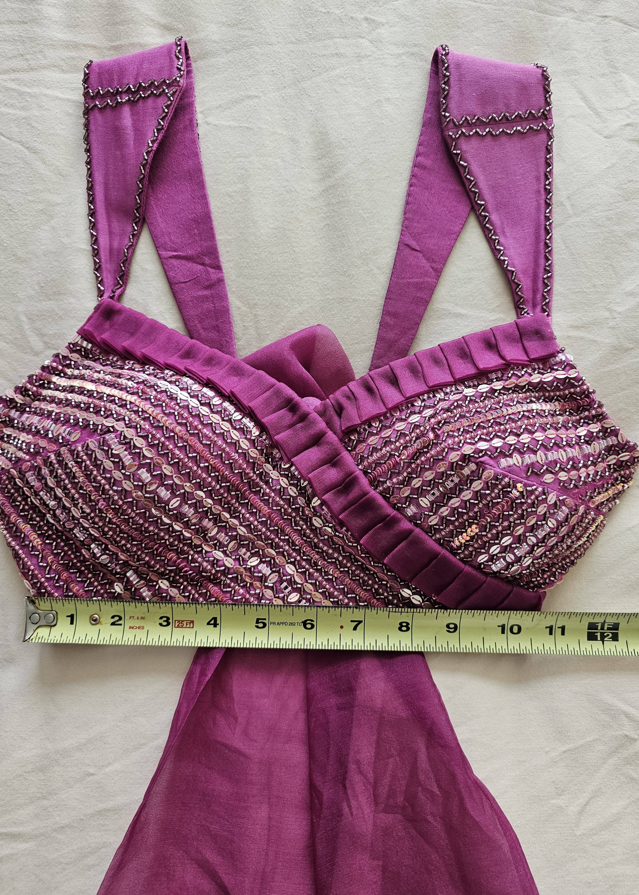 Rani Pink Sequin Sharara Set Image - 2