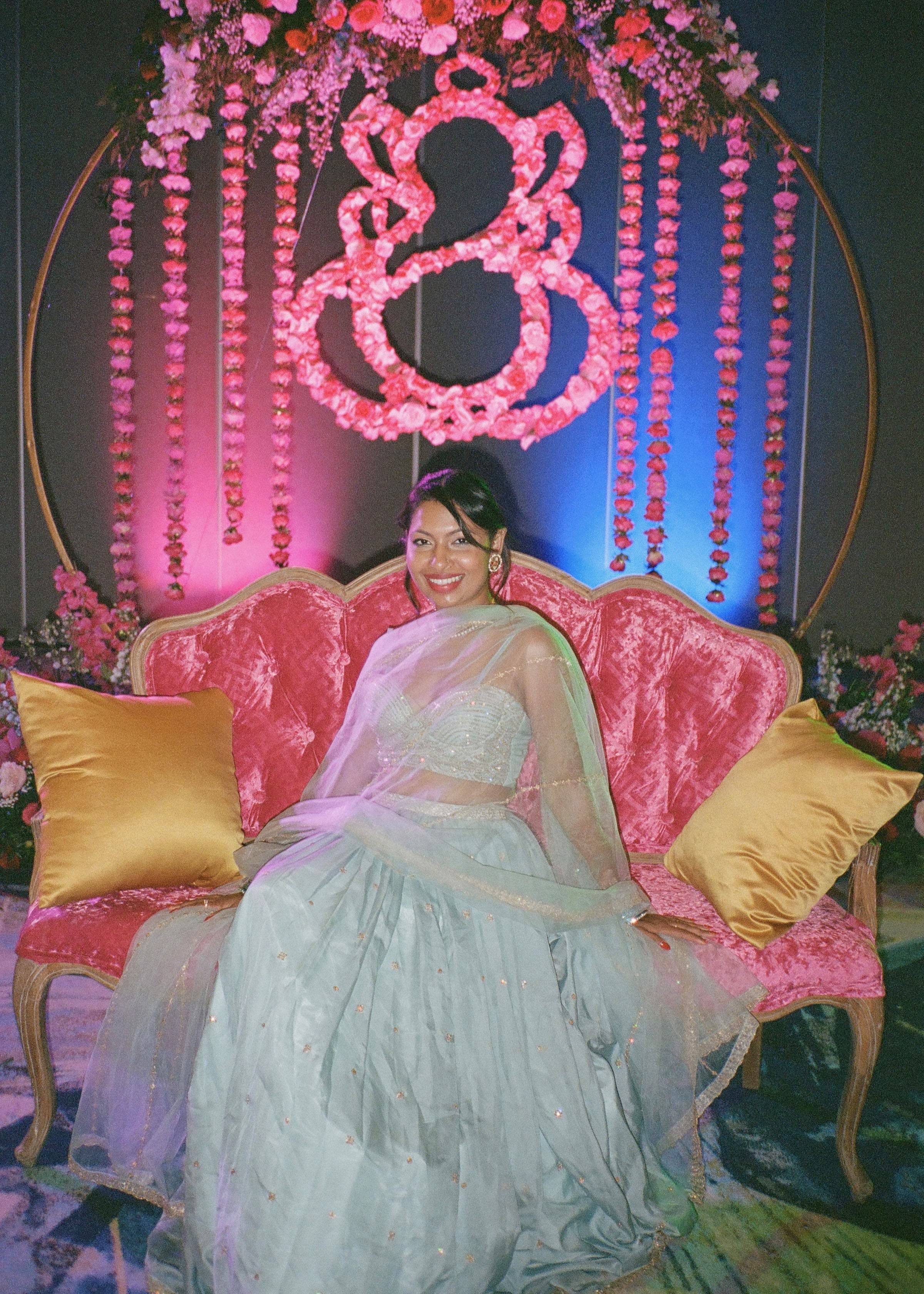 Powder Blue Embellished Lehenga Image - 1