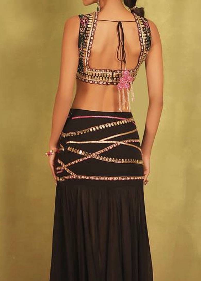 Noor Pre-Draped Mermaid Sari Image - 6