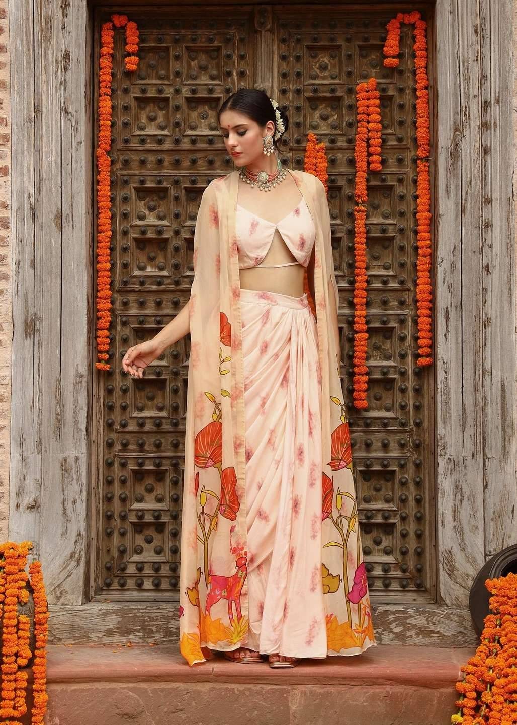 Levi Cape Skirt Set Image - 0