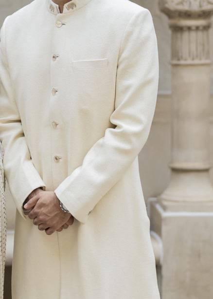 Anita Dongre Shravas Silk Sherwani Image - 2