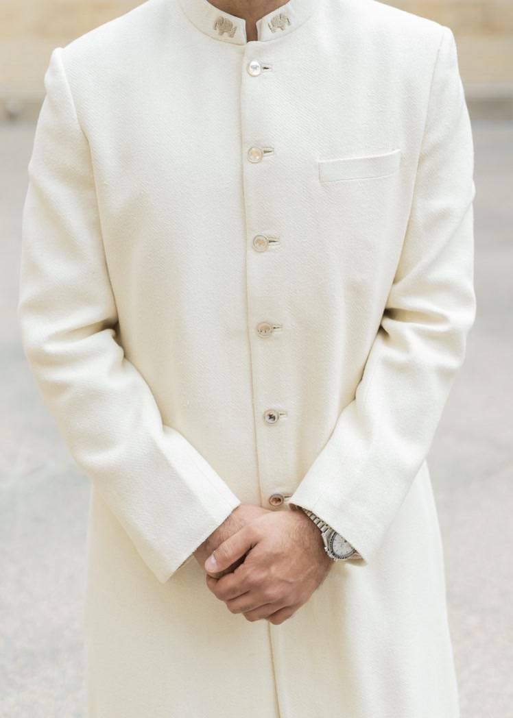Anita Dongre Shravas Silk Sherwani Image - 1