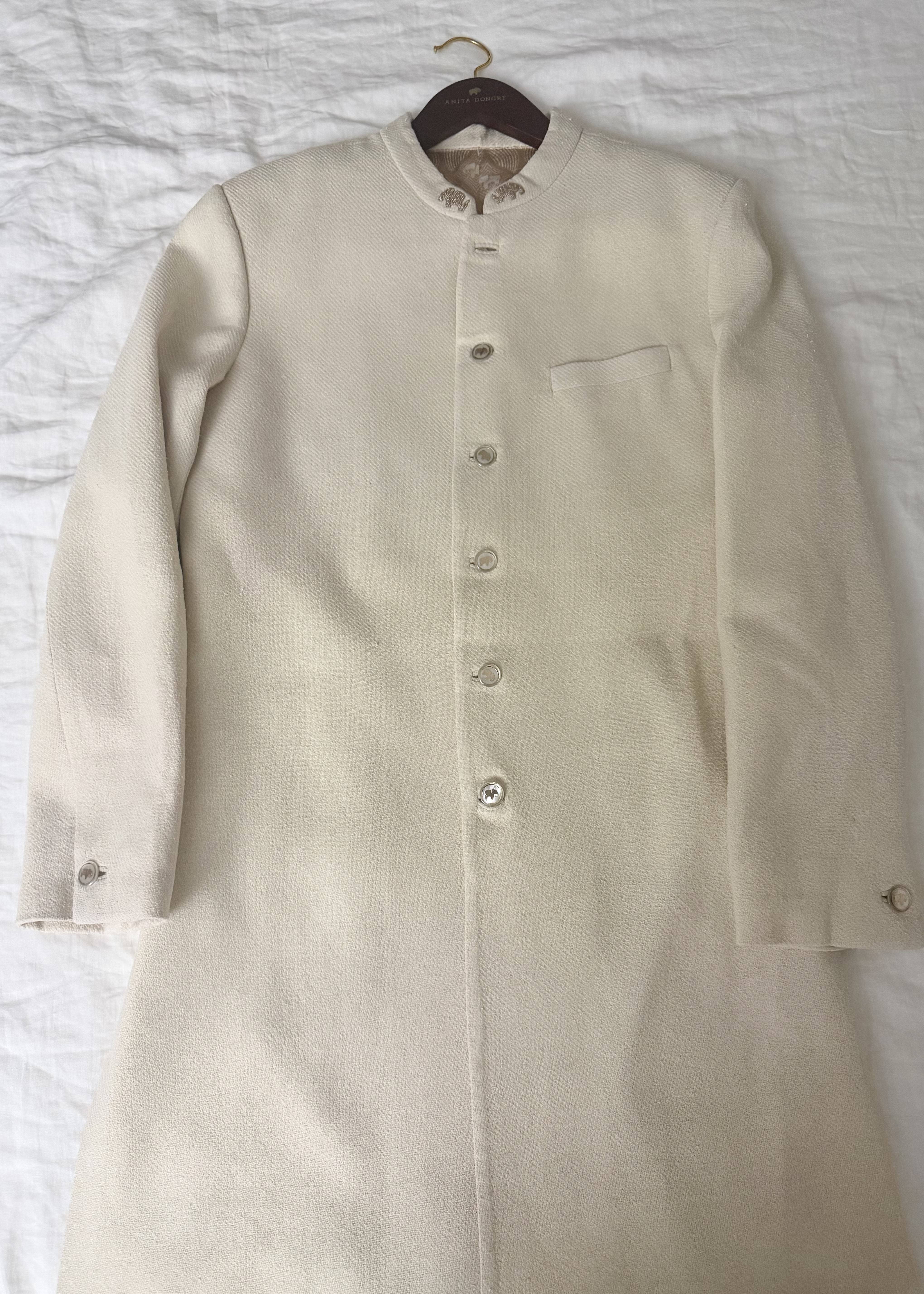 Anita Dongre Shravas Silk Sherwani Image - 3