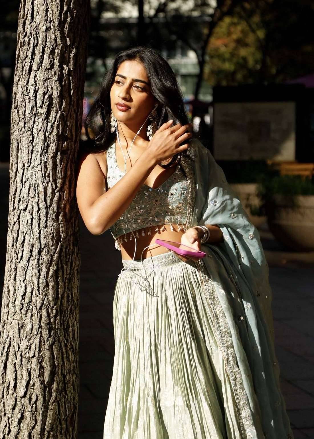 Light Dusty Green Lehenga Image - 2