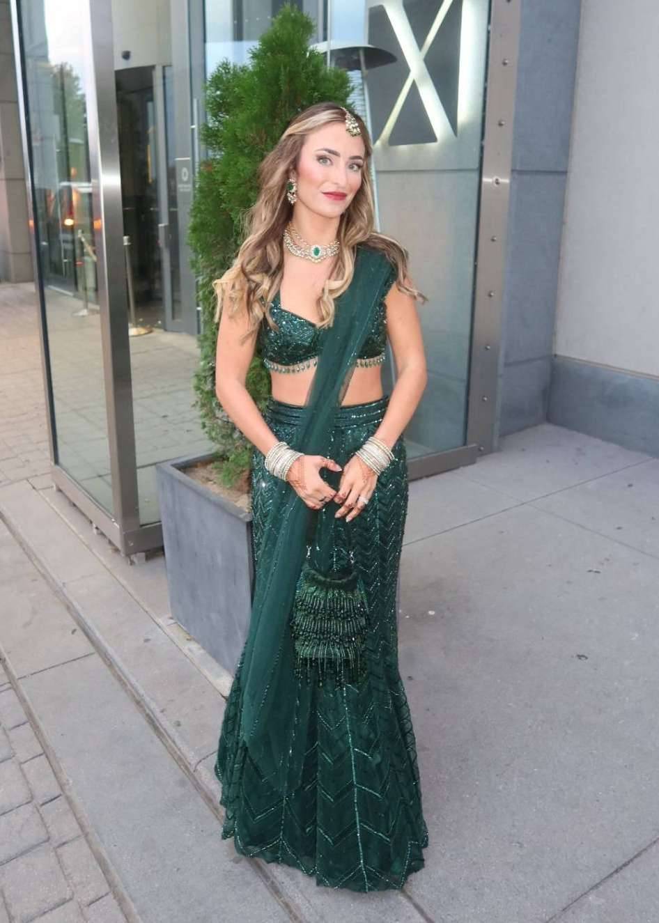 Emerald Green Lehenga Image - 0