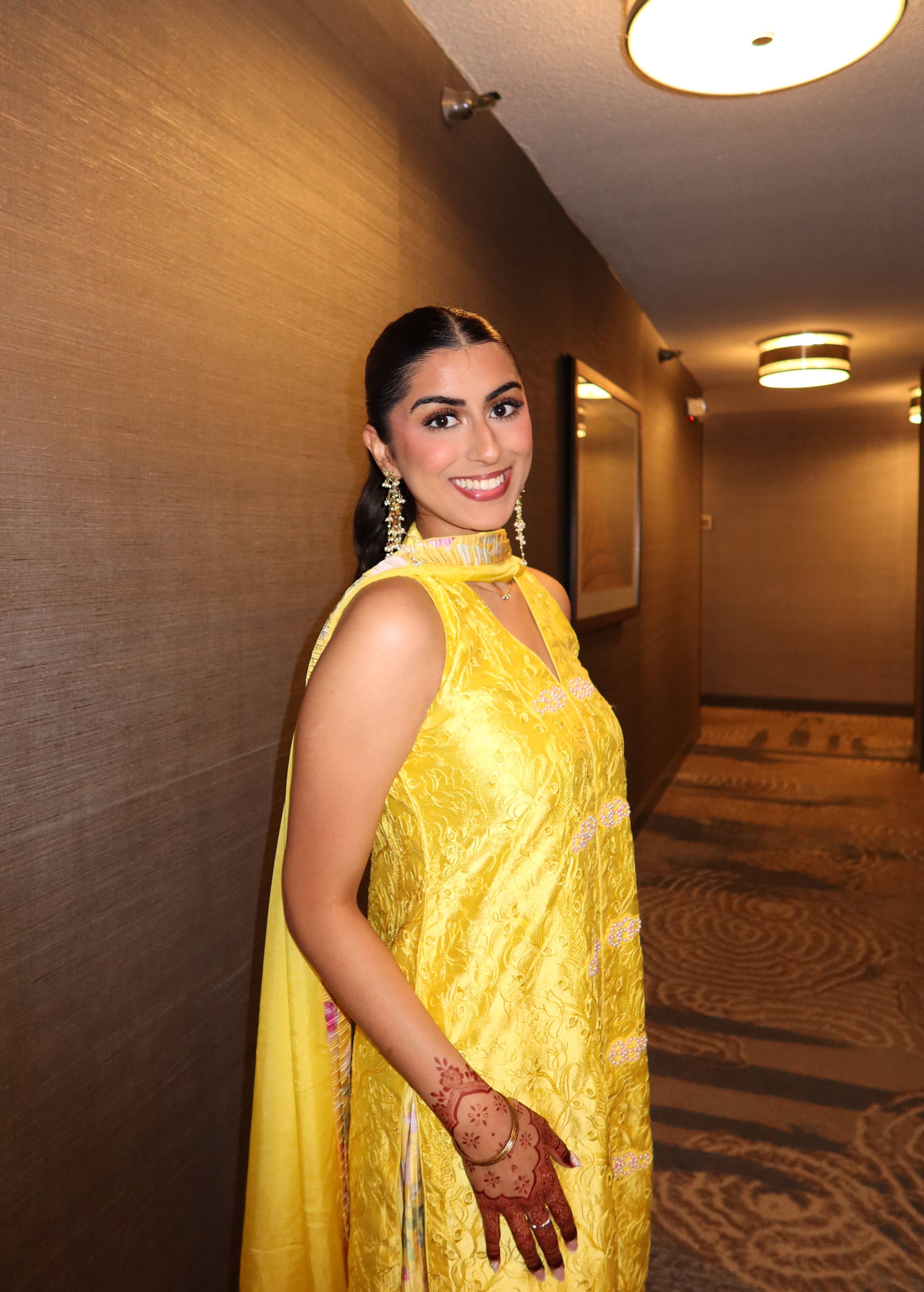 Yellow Embroidered Kurta Set Image - 1
