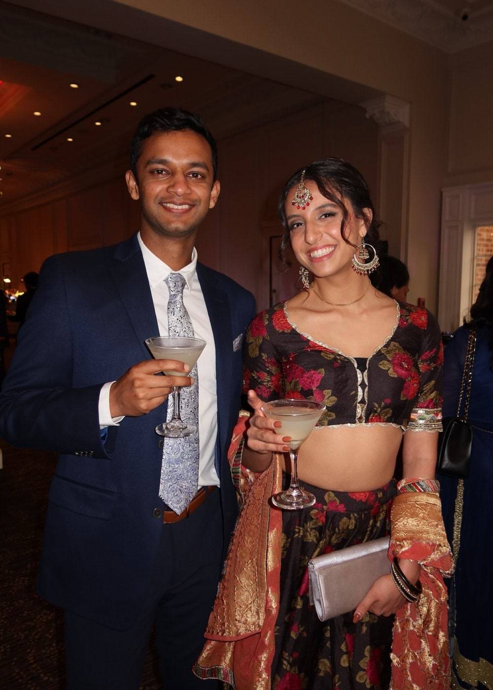 Black Floral Print Lehenga Image - 3