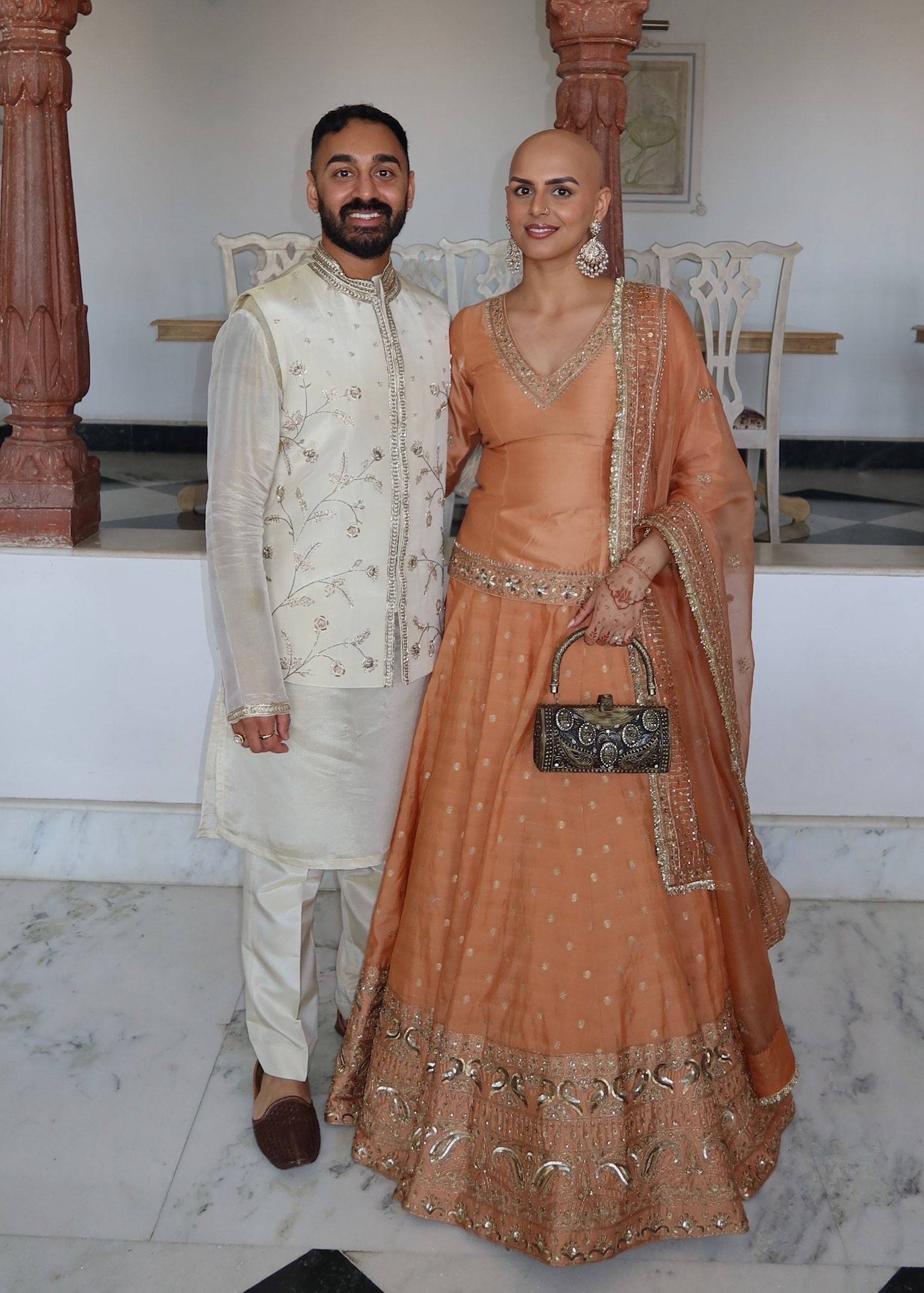 Traditional Orange Lehenga Image - 0