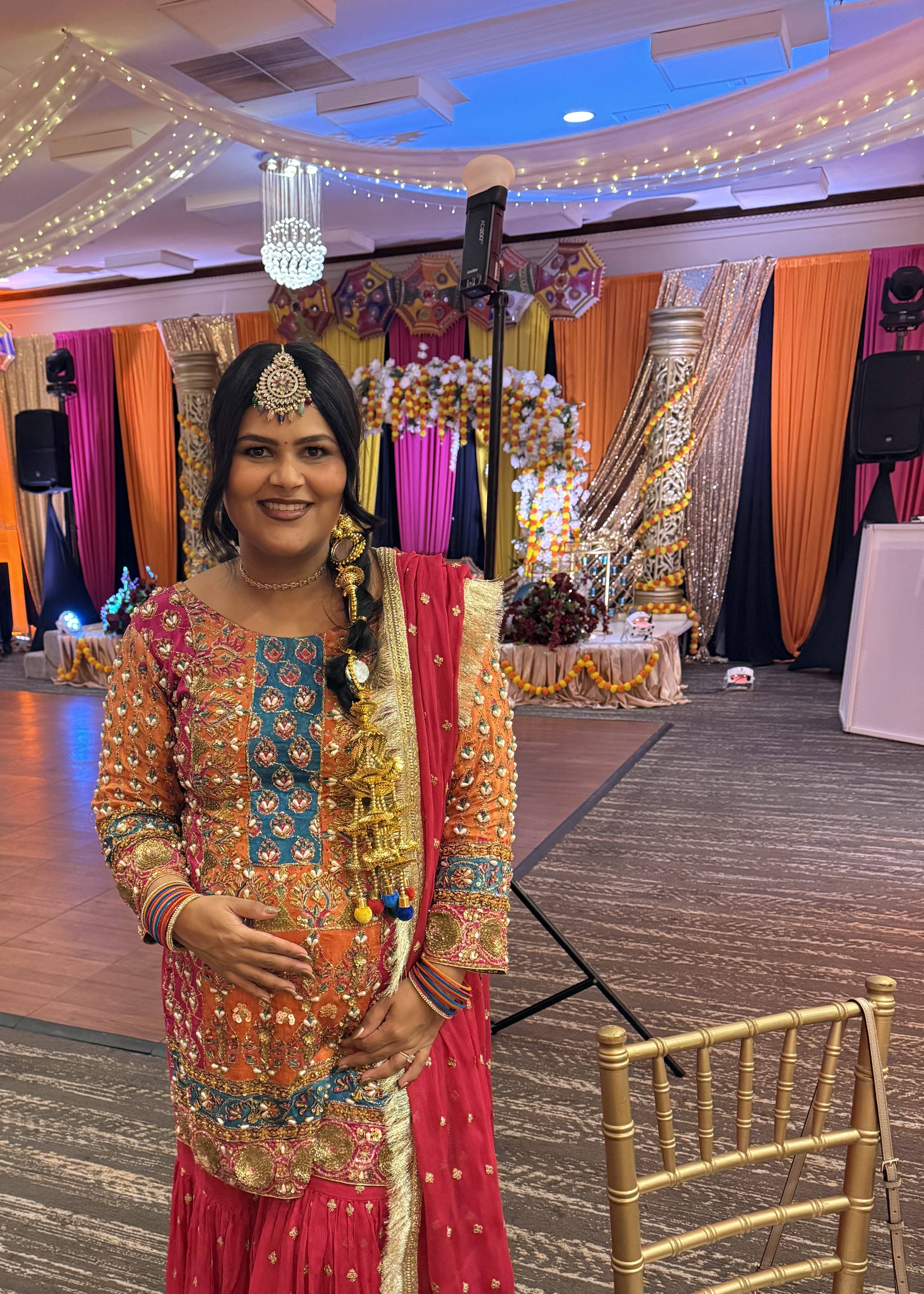 Multicolor Embroidered Sharara Set Image - 1
