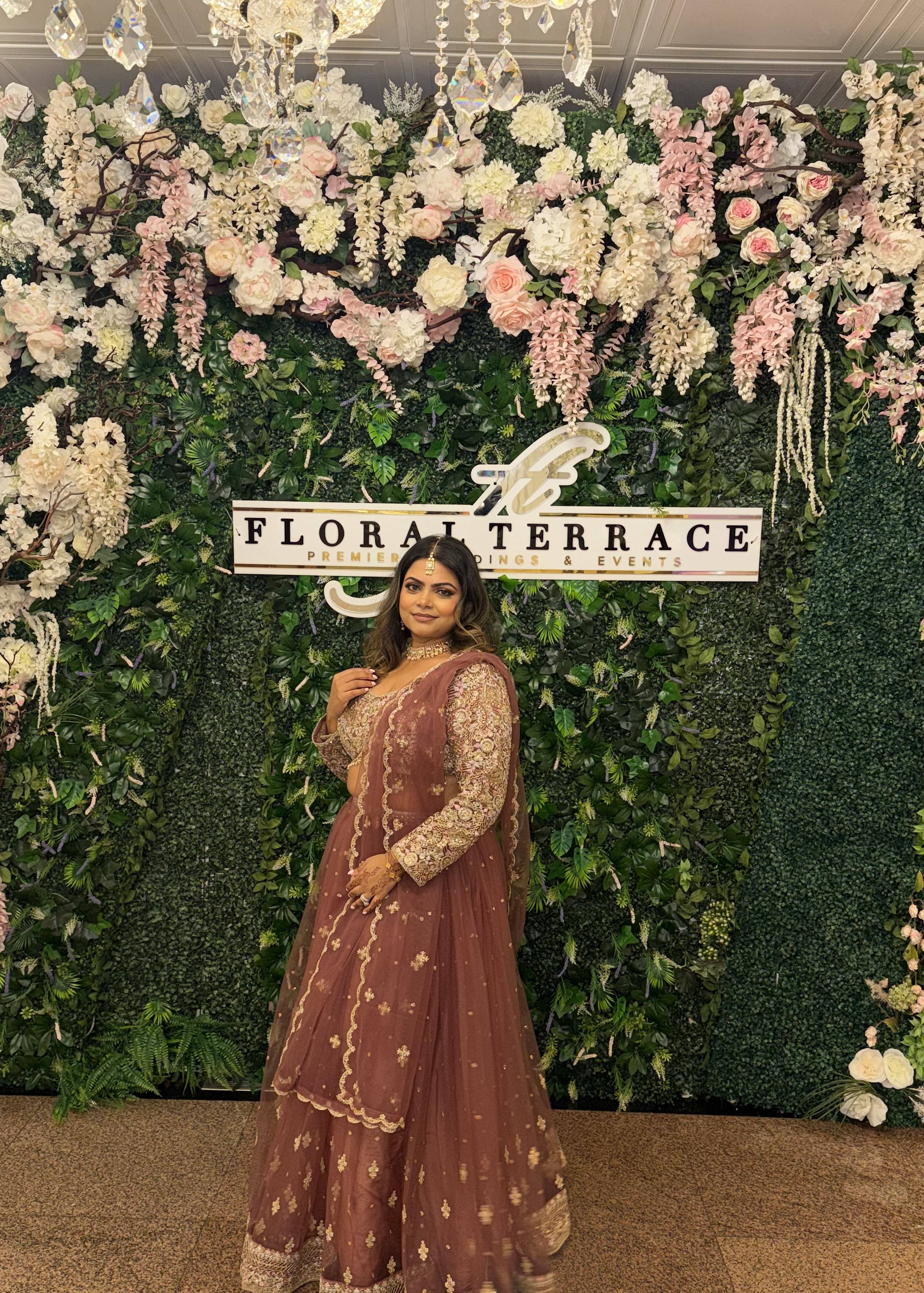 Dusty Rose Embroidered Lehenga Set Image - 2