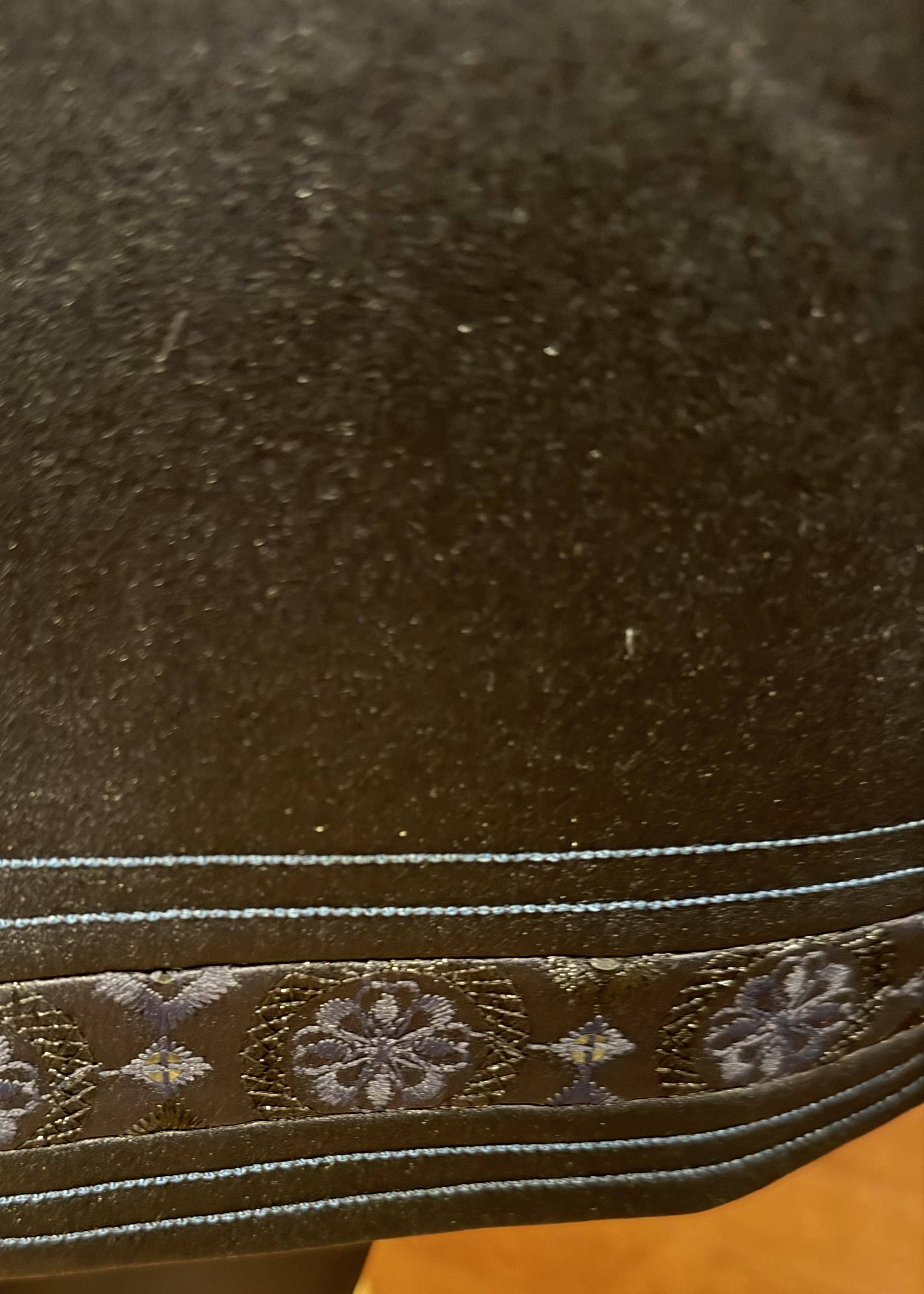 Black Embroidered Indo-Western Jacket Set Image - 4