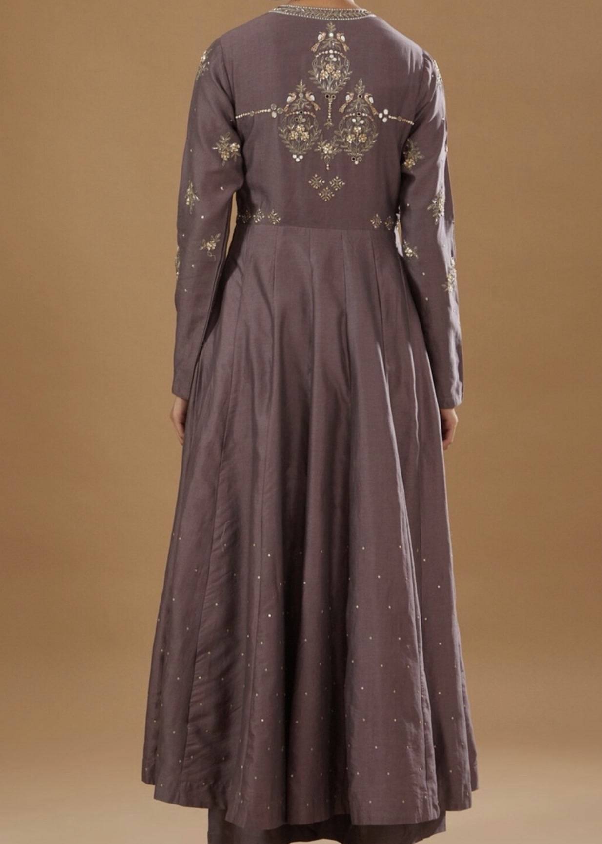 Mauve Anarkali Kurta Set  Image - 1